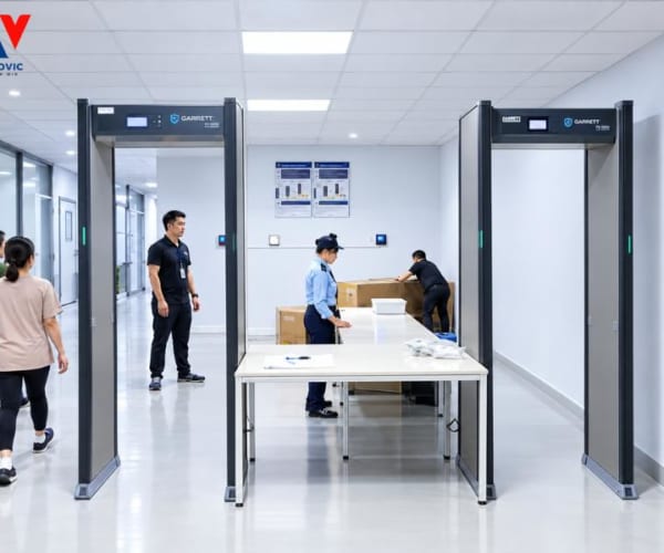 Cổng dò kim loại: Cấu tạo, nguyên lý hoạt động và ứng dụng
